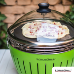 【LotusGrill】THE SMOKELESS GRILLING SET OF 7PCS (G340 PIZZA SET+GLASSHOOD), 喜氣紅, large