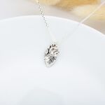 【Angel & Me】真心 掏心 愛心 心臟 Heart s925 純銀 項鍊 生日 情人節 禮物, , large