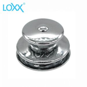 LOXX E-CHROME 安全背帶扣 亮銀色【敦煌樂器】