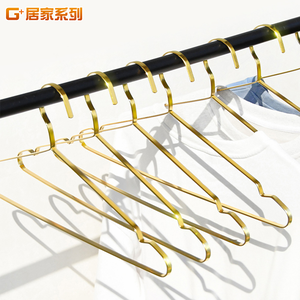 Stainless steel thick flat clothes hanger