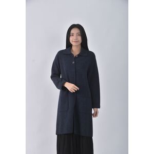 (M) key wear質感藍色外套二手衣