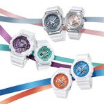 CASIO 卡西歐 G-SHOCK ITZY 禮志配戴款 金屬色雙顯手錶 GA-110WS-7A, , large