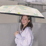 【rento】Carbon Fiber Lightweight UV Protection Umbrella with Black Coating – Color-Block, , large