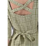 (M) 【金莎私服】home shop質感格紋綠色洋裝二手衣, , large