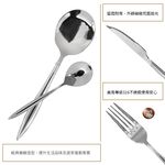 Miyaco 米雅可 經典316不銹鋼小餐具 平底中湯匙-Leidea樂德兒, , large