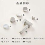 預購 ARTISAN奧堤森 電動清潔刷 多功能 無線電動 清洗刷 清洗機 浴室 廚房 打蠟 碗盤 磁磚 玻璃  暖月灰, , large