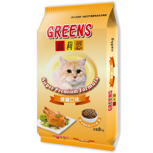【葛莉思】貓飼料8Kg-燻雞口味