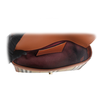 BURBERRY Note 帆布及牛皮附提把二用包/石楠棕色, , large