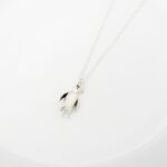 【Angel & Me】3D 可愛 企鵝 penguin s925 純銀項鍊 生日 聖誕節 情人節 禮物, , large