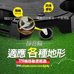 GS MALL 台灣製造 八角滑輪平板運輸車 64x64x15cm 滑輪 平板車運輸車 搬運車 烏龜車 維修推車 重物, , large