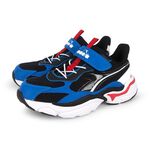 DIADORA迪亞多那 中童運動生活時尚鞋 童運動鞋 童鞋 時尚 拼接 魔鬼氈 透氣 康特杯 保護後跟 止滑 黑藍 粉紫, 粉紫, large