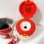 【BEDDYBEAR】Bear Star Dual-Drink Children's Thermos Cup with Straw and Direct Drinking Lid, Cute and Portable, 600ml, , large