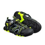 DIADORA迪亞多那 大童護趾運動涼鞋 機能涼鞋 童鞋 魔鬼氈 磁扣 透氣 彈性 減震 吸衝 柔軟 耐磨 止滑 黑 藍, , large