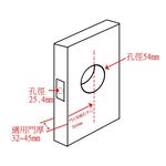輔助鎖 加安牌 古銅色D281 鎖閂長度60mm 一般/卡巴鎖匙 青古銅 防盜鎖, , large