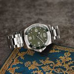 LONGINES 浪琴 深海征服者浪鬼陶瓷潛水機械錶-綠x銀/43mm L37824066, , large
