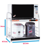 1 pull-out 2-tier shelf, , large