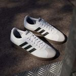 Kixpress-Adidas 愛迪達 VL Court Base 女 運動休閒鞋 舒適 白 黑 [ID3714], , large