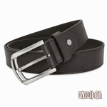 【CH-BELT 銓丞皮帶】沉穩時尚男皮帶 中性休閒皮帶腰帶(黑/咖), , large