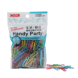 【COX 三燕】28mm 彩色 迴紋針 12包/組 HB-280