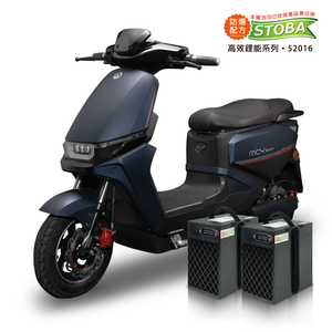 【向銓】Assault 微型電動二輪車PEG-168/展益 JY-168E(美家園電動車+鋰電池X2顆)(珊瑚藍)