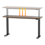 [KAKU] Pneumatic Height Adjustable Desk 140x40cm, , large