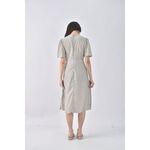 (S) pick me韓牌碎花低胸藍色洋裝二手衣, , large