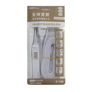 1open 4 plug 2P extension cable