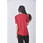(L) maison kitsune紅色短袖上衣二手衣, , large