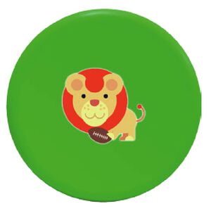 MG動物平面飛盤-螢光綠