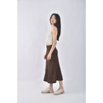 (S) tfc羊毛簡約棕色長裙二手衣, , large