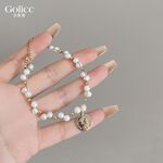 【Gulicc】古莉可 手鍊 復古雙層纏繞珍珠手鍊, , large