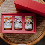 B de L 小銅鍋法式手工頂級果醬 120g 3入禮盒(玫瑰花瓣、草莓薄荷胡椒、芒果香草), , large