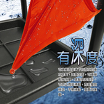 金德恩 GS MALL 台灣製造 15格鐵管置物瀝水雨傘架 收納座 收納架 鞋架 雨天收納 瀝水架 雨傘架 雨傘座 傘架 鐵管架, , large