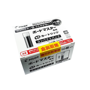 【PILOT 百樂】白板筆 專用 卡水 量販包組合 (適用 WMBM-12L白板筆) 10支/盒 WMRF-80-10 - 多款可選　  