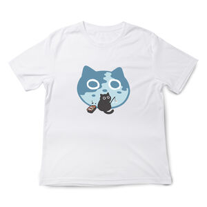 JZ TEE Black Cat-Fishing Graphic Tee