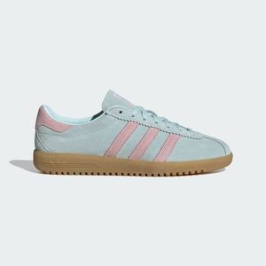 Kixpress-Adidas Adidas Brmd W 女 運動休閒鞋 德訓鞋 復古 麂皮 舒適 水藍 粉紅 [JS0257]