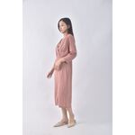 (S) air space lady質感V領粉色洋裝二手衣, , large