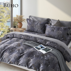 BUHO "Fefuli" 60-count 100% TENCEL pure Tencel full-covered cotton dual-purpose quilt winter bag set - double size