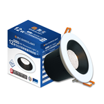 DanceLight舞光 4入組 12W馬修蜂巢防眩崁燈 崁孔9.5cm嵌燈 LED 坎燈 24度窄角投射(白光/黃光/自然光), , large