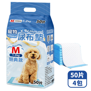 【咪咪購物】咕沛日常 寵物尿布墊 M經典X50片X4包