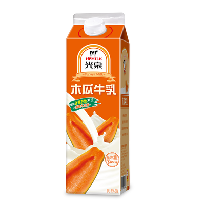 光泉調味乳飲品-木瓜牛乳-936ml到貨效期約6-8天