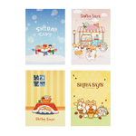 32K Ruled Notebook &ndash; Style A (Snowman), , large