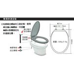 GS MALL 台灣製造 牙色 兩用子母下鎖式馬桶蓋 TOTO 子母蓋 馬桶蓋 馬桶 HCG 抑菌 下鎖式 48cm, , large