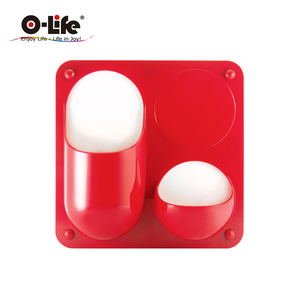 【O-Life】Magnetic wall-mounted storage box-B style red