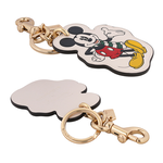 COACH X Disney米奇造型吊飾/鑰匙圈/白色, , large