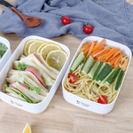 Pure white food storage container, 700ml, , large