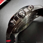 [星晴錶業]FERRARI手錶,46mm,FE00084黑色錶面銀錶殼深黑色真皮皮革錶帶款, , large