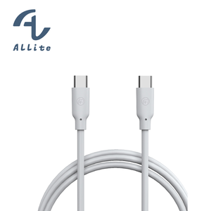 [OneMore Co., Ltd.] Allite 1.5M Liquid Silicone Charging Cable (USB-C to USB-C) Cool Mist Gray