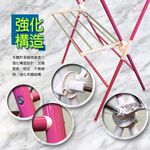 金德恩 GS MALL 台灣製造 X型折疊曬衣架  X型折疊架 棉被架 毛巾架 曬衣架 收納架 衣櫥架 晾曬架 置物架  X型架, , large