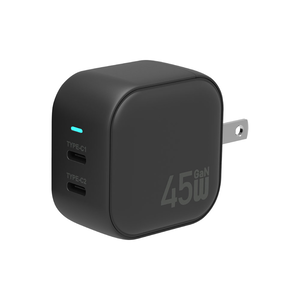 [亞瑟3C] solide 索力得 Block 45W GaN氮化鎵雙孔快充頭-黑